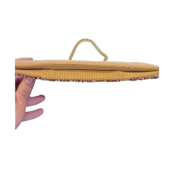 Antique Soure Bag New York Stunning Beaded Floral Purse - Picture 5 of 10